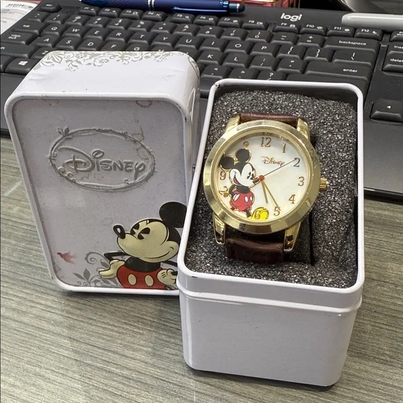 Disney | Accessories | Disney Gold And Brown Mickey Mouse  display picture 1
